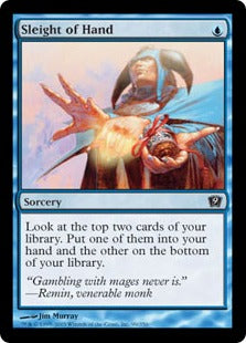 [099]【EN】【FOIL】手練/Sleight of Hand【9ED】[C][青]
