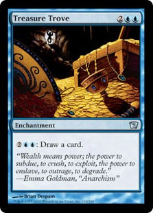 [110]【EN】【FOIL】貴重な収集品/Treasure Trove【9ED】[U][青]