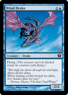 [112]【EN】【FOIL】風のドレイク/Wind Drake【9ED】[C][青]