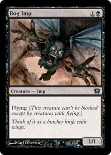 [116]【EN】【FOIL】沼インプ/Bog Imp【9ED】[C][黒]