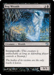 [117]【EN】【FOIL】沼の悪霊/Bog Wraith【9ED】[U][黒]