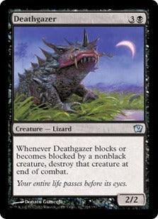 [124]【EN】【FOIL】凶眼のトカゲ/Deathgazer【9ED】[U][黒]