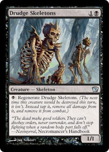 [126]【EN】【FOIL】蠢く骸骨/Drudge Skeletons【9ED】[U][黒]