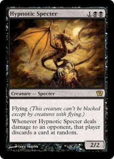 [141]【EN】【FOIL】惑乱の死霊/Hypnotic Specter【9ED】[R][黒]