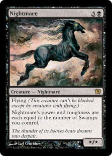[150]【EN】【FOIL】夢魔/Nightmare【9ED】[R][黒]