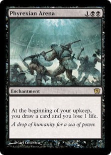 [152]【EN】【FOIL】ファイレクシアの闘技場/Phyrexian Arena【9ED】[R][黒]