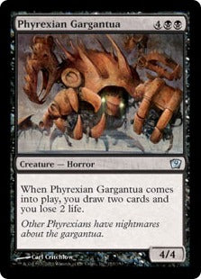[153]【EN】【FOIL】ファイレクシアのガルガンチュア/Phyrexian Gargantua【9ED】[U][黒]