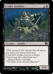 [160]【EN】【FOIL】スケイズ・ゾンビ/Scathe Zombies【9ED】[C][黒]