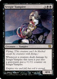 [161]【EN】【FOIL】センギアの吸血鬼/Sengir Vampire【9ED】[R][黒]
