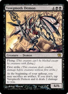 [170]【EN】【FOIL】ヨーグモスの悪魔/Yawgmoth Demon【9ED】[R][黒]