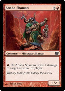 [172]【EN】【FOIL】アナーバのシャーマン/Anaba Shaman【9ED】[C][赤]