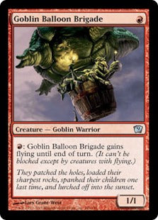 [189]【EN】【FOIL】ゴブリン気球部隊/Goblin Balloon Brigade【9ED】[U][赤]