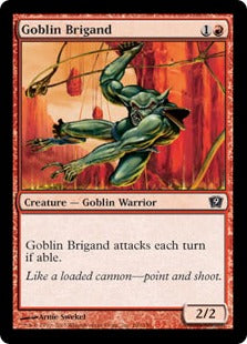 [190]【EN】【FOIL】ゴブリンの盗賊/Goblin Brigand【9ED】[C][赤]