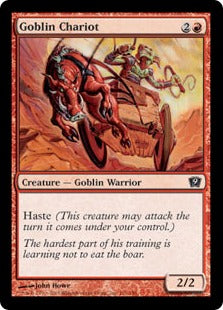 [191]【EN】【FOIL】ゴブリンの戦車/Goblin Chariot【9ED】[C][赤]