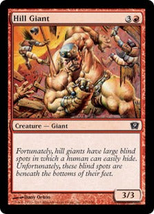 [197]【EN】【FOIL】丘巨人/Hill Giant【9ED】[C][赤]