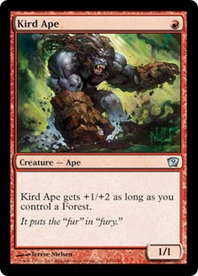 [199]【EN】【FOIL】密林の猿人/Kird Ape【9ED】[U][赤]