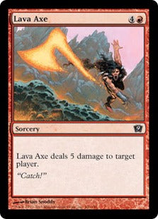 [200]【EN】【FOIL】溶岩の斧/Lava Axe【9ED】[C][赤]