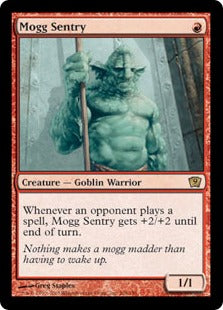 [204]【EN】【FOIL】モグの歩哨/Mogg Sentry【9ED】[R][赤]