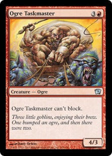 [205]【EN】【FOIL】オーガの監督官/Ogre Taskmaster【9ED】[U][赤]