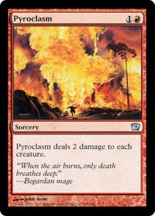 [208]【EN】【FOIL】紅蓮地獄/Pyroclasm【9ED】[U][赤]