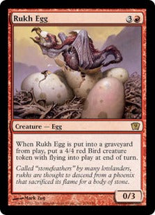 [214]【EN】【FOIL】ルフ鳥の卵/Rukh Egg【9ED】[R][赤]