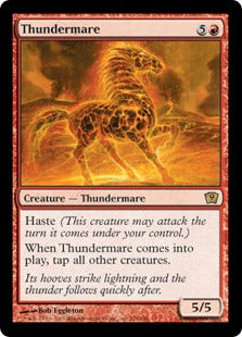 [224]【EN】【FOIL】サンダーメア/Thundermare【9ED】[R][赤]