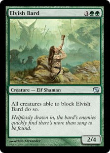 [236]【EN】【FOIL】エルフの吟遊詩人/Elvish Bard【9ED】[U][緑]