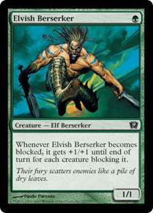 [237]【EN】【FOIL】エルフの狂戦士/Elvish Berserker【9ED】[C][緑]