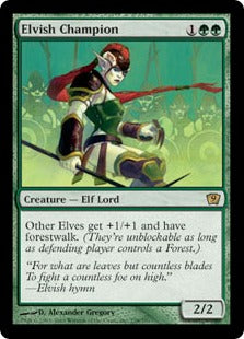 [238]【EN】【FOIL】エルフのチャンピオン/Elvish Champion【9ED】[R][緑]