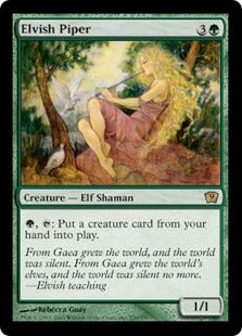 [239]【EN】【FOIL】エルフの笛吹き/Elvish Piper【9ED】[R][緑]