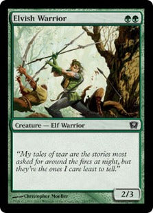 [240]【EN】【FOIL】エルフの戦士/Elvish Warrior【9ED】[C][緑]