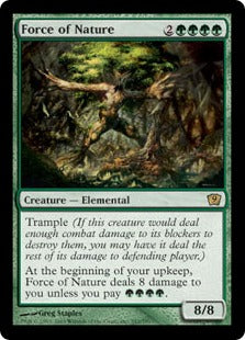 [242]【EN】【FOIL】大地の怒り/Force of Nature【9ED】[R][緑]