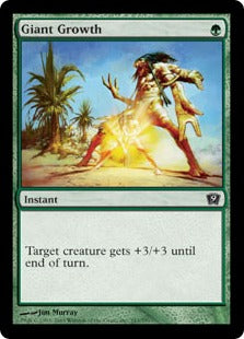 [243]【EN】【FOIL】巨大化/Giant Growth【9ED】[C][緑]