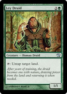 [251]【EN】【FOIL】草原のドルイド僧/Ley Druid【9ED】[U][緑]
