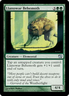 [252]【EN】【FOIL】ラノワールのビヒモス/Llanowar Behemoth【9ED】[U][緑]