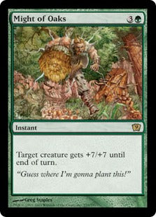 [255]【EN】【FOIL】樫の力/Might of Oaks【9ED】[R][緑]