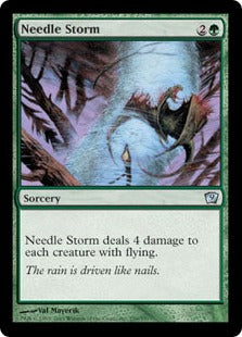 [259]【EN】【FOIL】針の嵐/Needle Storm【9ED】[U][緑]