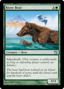 [266]【EN】【FOIL】河熊/River Bear【9ED】[U][緑]