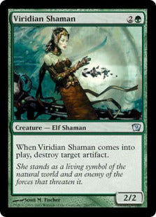 [280]【EN】【FOIL】ヴィリジアンのシャーマン/Viridian Shaman【9ED】[U][緑]