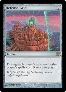 [293]【EN】【FOIL】防御の光網/Defense Grid【9ED】[R][茶]