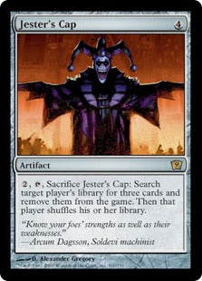 [301]【EN】【FOIL】道化の帽子/Jester's Cap【9ED】[R][茶]