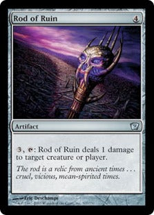 [307]【EN】【FOIL】破滅のロッド/Rod of Ruin【9ED】[U][茶]