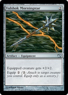 [315]【EN】【FOIL】ヴァルショクの鉄球/Vulshok Morningstar【9ED】[U][茶]