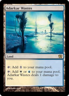[317]【EN】【FOIL】アダーカー荒原/Adarkar Wastes【9ED】[R][土地]