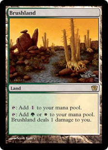 [319]【EN】【FOIL】低木林地/Brushland【9ED】[R][土地]
