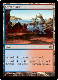 [324]【EN】【FOIL】シヴの浅瀬/Shivan Reef【9ED】[R][土地]