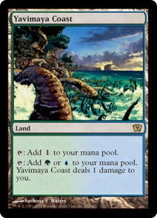 [330]【EN】【FOIL】ヤヴィマヤの沿岸/Yavimaya Coast【9ED】[R][土地]
