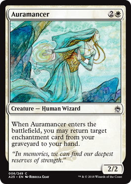 [006]【EN】【FOIL】オーラ術師/Auramancer【A25】[C][白]