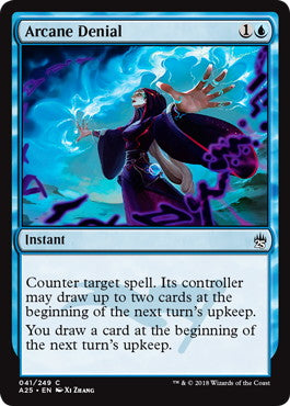 [041]【EN】【FOIL】秘儀の否定/Arcane Denial【A25】[C][青]