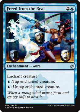 [058]【EN】現実からの遊離/Freed from the Real【A25】[U][青]